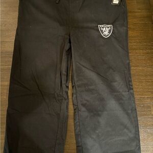 Men's NFL Raider's Sleep Pants (they feel like scrub pants) size medium- NWT